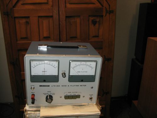 Leader LFM-36a Vintage Wow &amp; Flutter Metered Scope Like New NO RESERVE