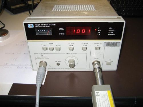 Agilent 436a rf power meter with gpib option for sale