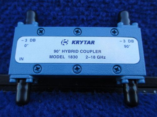 #O83 Krytar 90°  Hybrid Coupler Model No.1830 2-18GHZ