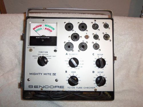 Sencore Mighty Mite IV  TC136 tube tester - clean, working unit
