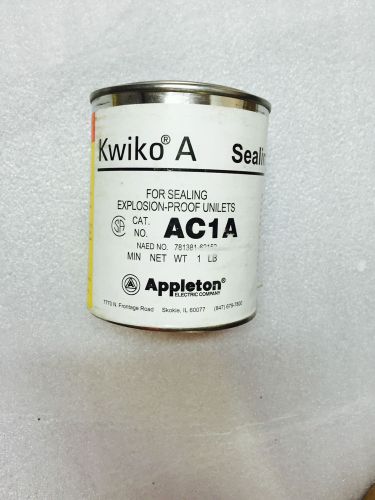 APPLETON ELECTRIC AC1F01-A Kit, Cement 1 Lb , 1 oz Fiber