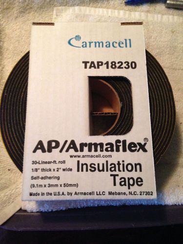 Armacell AP/Armaflex Insulation Tape 30 ft Roll TAP18230 1/8&#034;x2&#034; HVAC PLUMBING
