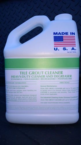 Tile grout cleaner 1 gallon concentrate makes up to 125 gallons patriot chemical for sale