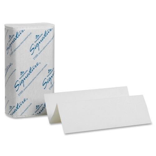 GEP21000 Signature 2-Ply Multifold Towels,9-1/4&#034;x9-1/2&#034;,2000/CT,WE