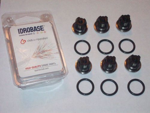 NEW GENUINE IDROBASE ZX.1600 KIT 1 ( 6 NOZZLE AND 6 O-RING ) , FREE SHIPPING!!!