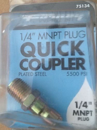 Forney 1/4&#034; mnpt plug - quick coupler - for pressure washer -  75134 -  5500 psi for sale
