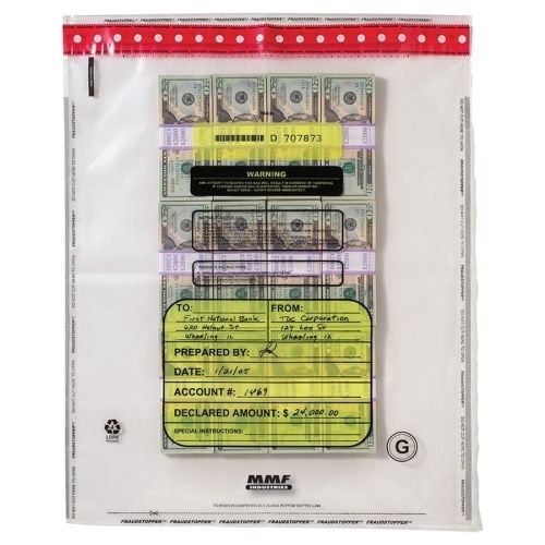 MMF Industries 2362035N20 Bundle Bag 16 Capacity Self -Seal Adhesive 20inx28in 1
