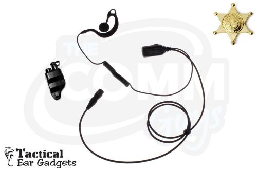 Quick Release Earpiece Falcon Lapel Mic Harris Unity XG25 XG75 P5300 P7300 Radio