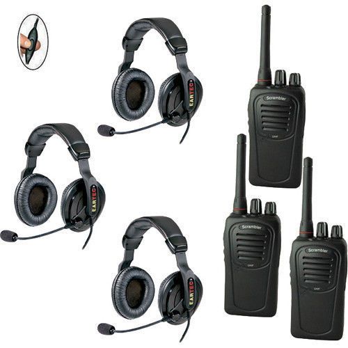 Sc-1000 radio  eartec 3-user two-way radio proline double inline pdsc3000il for sale