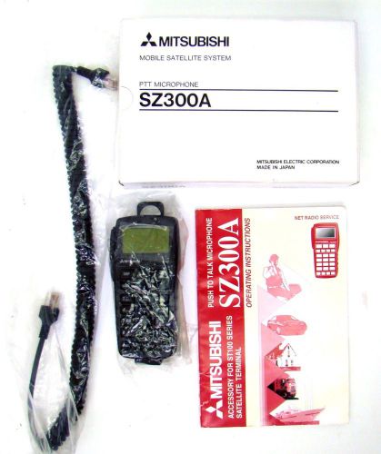 New Mitsubishi SZ300A PTT Push to Talk Microphone MSAT SN 9610 Satellite Phone