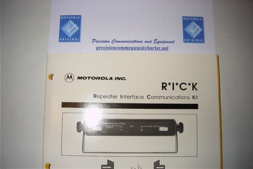 Motorola GR300 Repeater RICK Setup Manual  6880901Z79