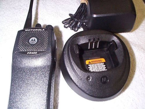 Motorola pr400 uhf handheld radio 4w 438-470 mhz 16ch  ltr narrow band for sale