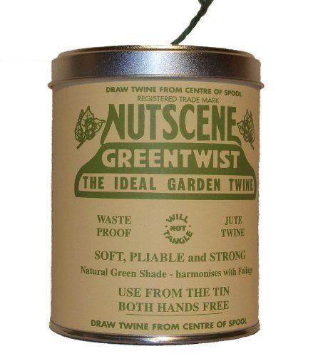 Bosmere K815G Nutscene Tin of Twine  3-Ply  492-Feet  Green