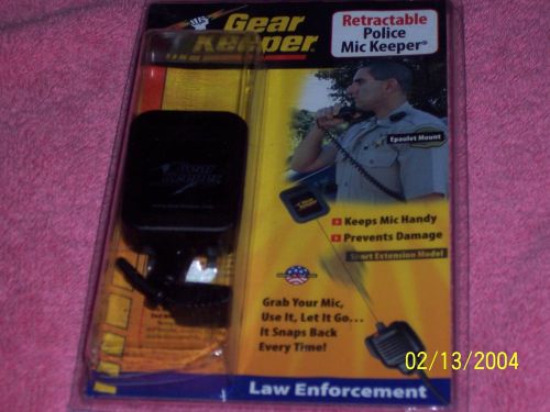 Gear keeper police epaulet mic keeper rt2-4052 clip mount for sale