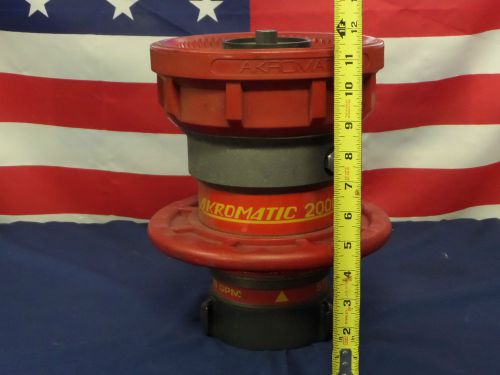 Akron Brass &#034;Akromatic&#034; 2000 Style 5170 Master Stream Nozzle 500-2000 GPM &#034;NEW&#034;