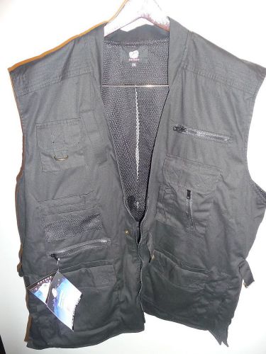 Rothco men&#039;s concealed carry vest  8568 xxl black nwt for sale