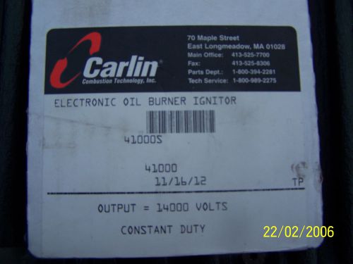 Carlin 41000-s constant duty oil burner ignitor carlin 41000s 120vac 60hz 40 va for sale