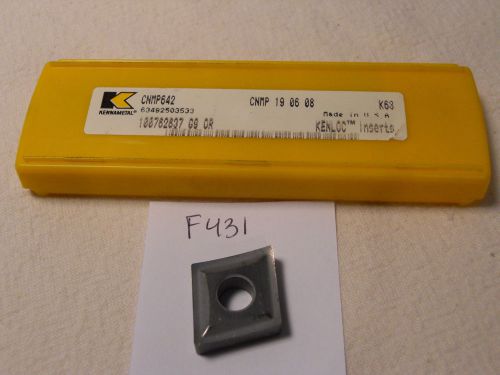 5 new kennametal cnmp 642 carbide inserts. grade: k68. usa made  {f431} for sale