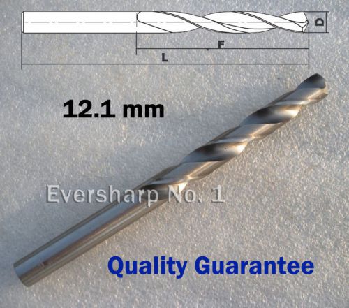 Quality guarantee 1pcs straight shank hss twist drill bits dia 12.1mm(.4764&#034;) for sale