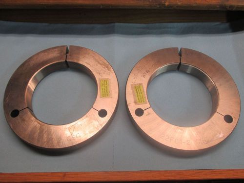 4 1/2 12 unj 3a left hand thread ring gages go no go p.d. = 4.445 &amp; 4.4410 tools for sale