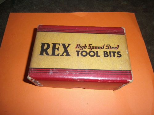 Vintage rex mm high speed tool bits crucible empty box iconic decor nostalgic !! for sale