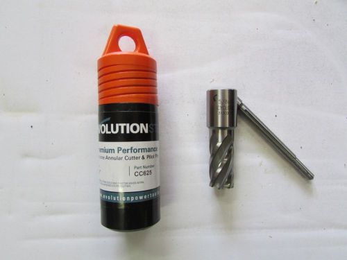 **new evoloution 5/8 x 1 annular cutter bit w/ pin for mag drills for sale