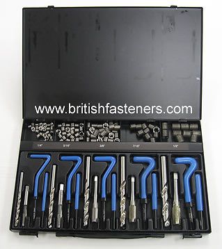 Bsw whitworth british standard thread repair workshop helicoils inserts english for sale