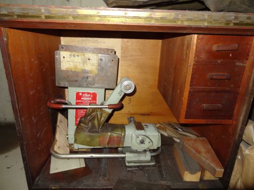 Pratt &amp; Whitney Diaform Wheel Forming Attachment w/ wood Box with Accessories