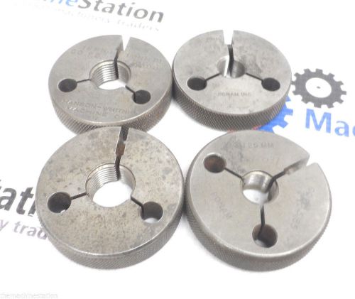 (4) ASSORTED THREAD RING GAGES GUAGE GO/ NO GO