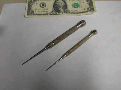 Starrett  #70-A &amp; B  Pocket Scribers with Steel Tipped Points.