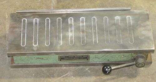 BROWN &amp; SHARPE 618 6&#034; X 18&#034; PERMANENT MAGNET TYPE MAGNETIC CHUCK