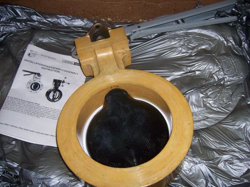 Unused 6&#034; butterfly valve, mfg dresser/nil-cor code no. 6&#034; for sale