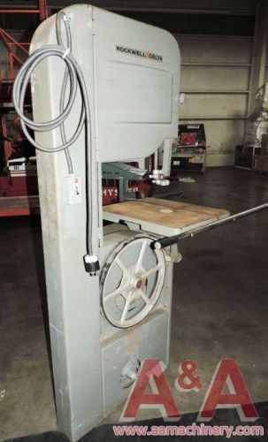 Rockwell delta 20&#034; vertical band saw 15933 for sale