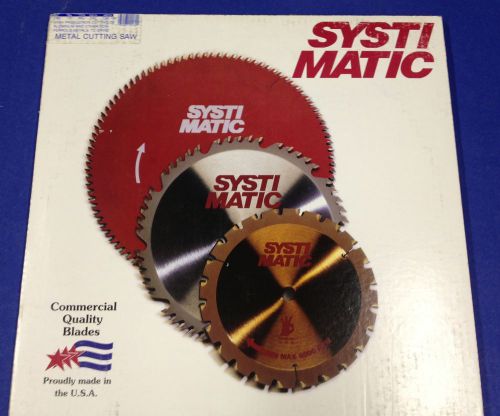 16&#034; systimatic metal cutting saw blade pt # 1180 ~ 100 teeth ~ .134/.160 width for sale