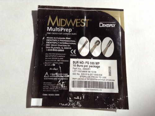 Midwest Carbide Burs FG 330 MP 10 Pack