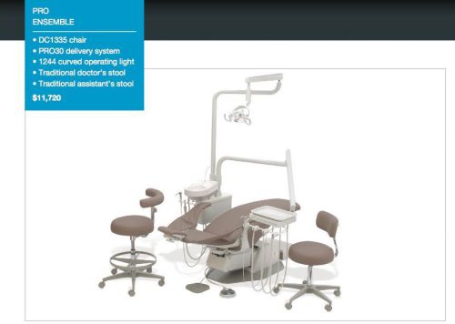 5 dci unit dental chair delivery system with lights and stools complete for sale