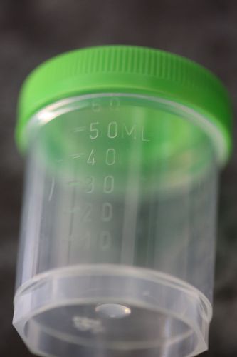 48  evergreen scientific 60 ml histoware vials / lids polyethylene empty bulk for sale