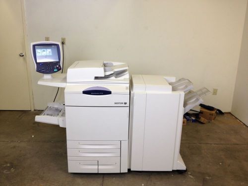 Xerox Workcentre 7775 Color Copier Machine Network Printer Scanner Finisher