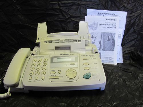 Panasonic Plain Paper Fax Machine KX-FP151