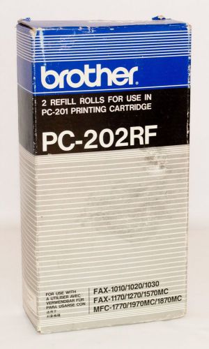 GENUINE BROTHER PC-202RF FAX ROLLS - 2 ROLLS