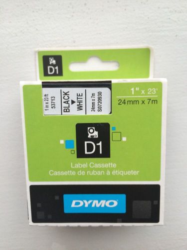 Dymo D1 Tape for Electronic Labelmakers 24mmx7m Black on White