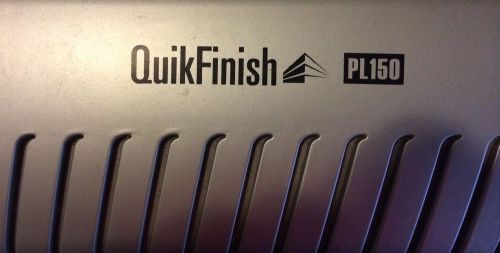 Quickfinish Pl150 Thermal Laminator Free Shipping From Banner America