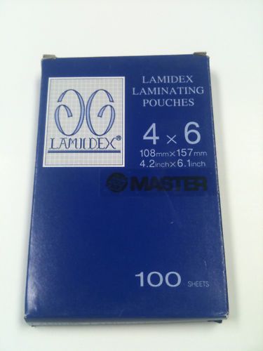 5 MIL Laminating Pouches 4&#034; x 6&#034; Photo Card 100 sheets
