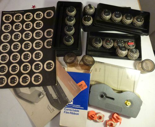 Ibm selectric font golfballs x 16. new ribbon. booklets. for sale