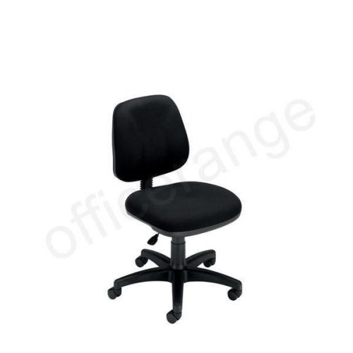 Trexus Intro Operators Chair Fixed Medium in Black - Back Height 390mm