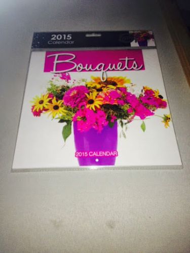BOUGUETE  CALENDER 2015(NEW &amp; SEALED)