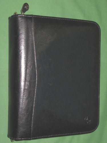 CLASSIC 1.5&#034; REAL LEATHER Franklin Covey Leadership Planner ORGANIZER Binder 596