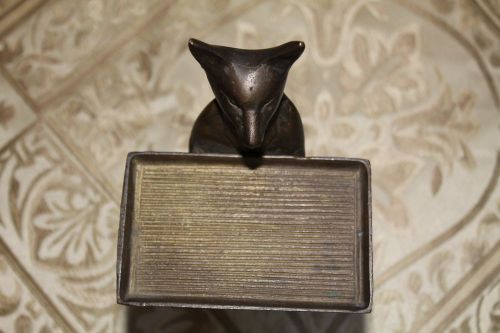 BUSSINESS CARD HOLDER BOMBAY METAL FOX WITH CARD TRAY