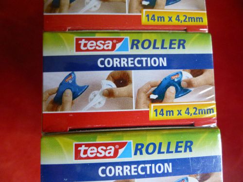 5er Packung TESA Roller Correction, 14 m x 4,2 mm, neu und OVP