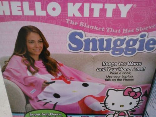 HELLO KITTY Snuggie blanket with Sleeve for Kids AS SEEN on TV
